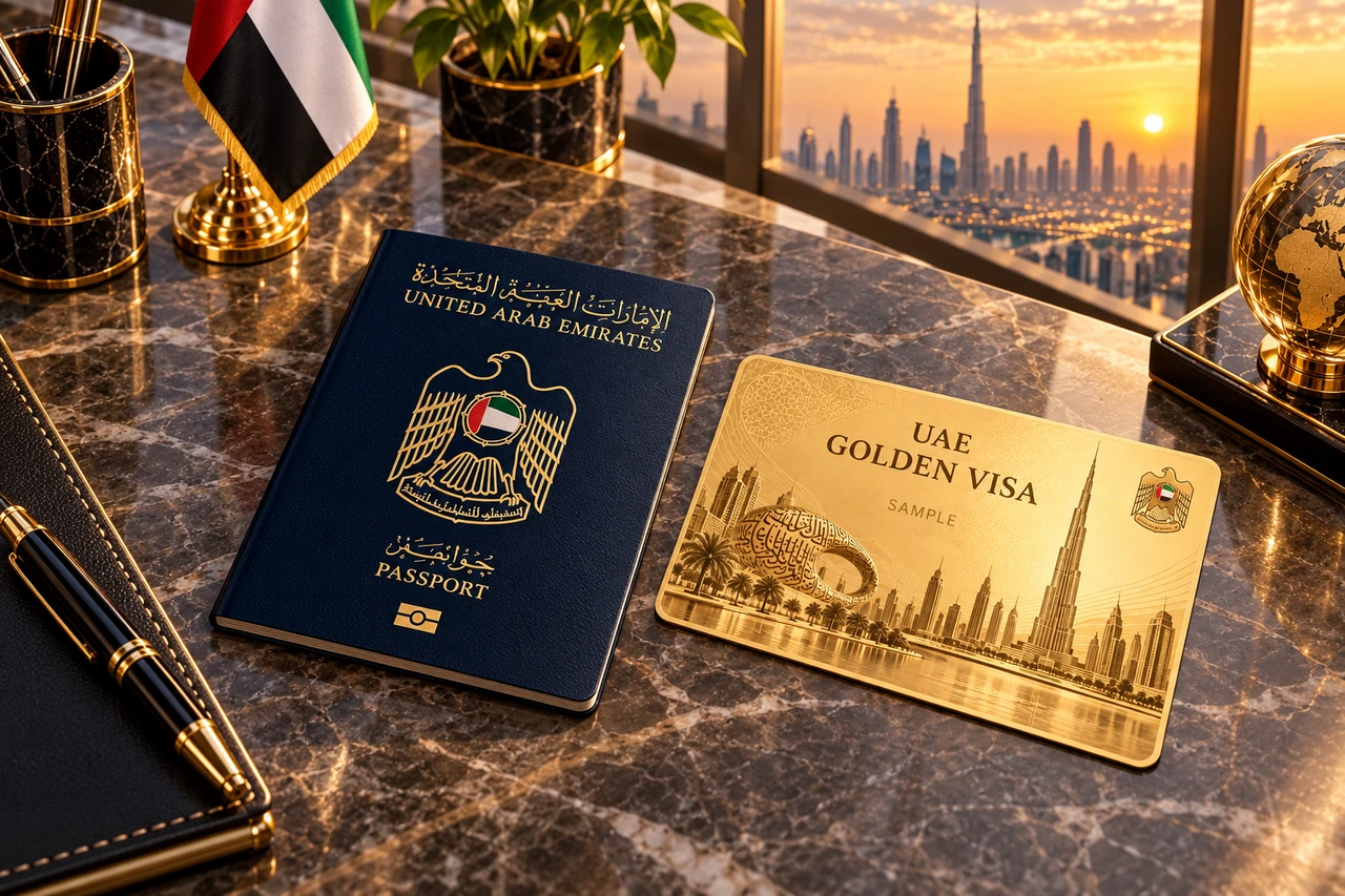 UAE Golden Visa representative service scene